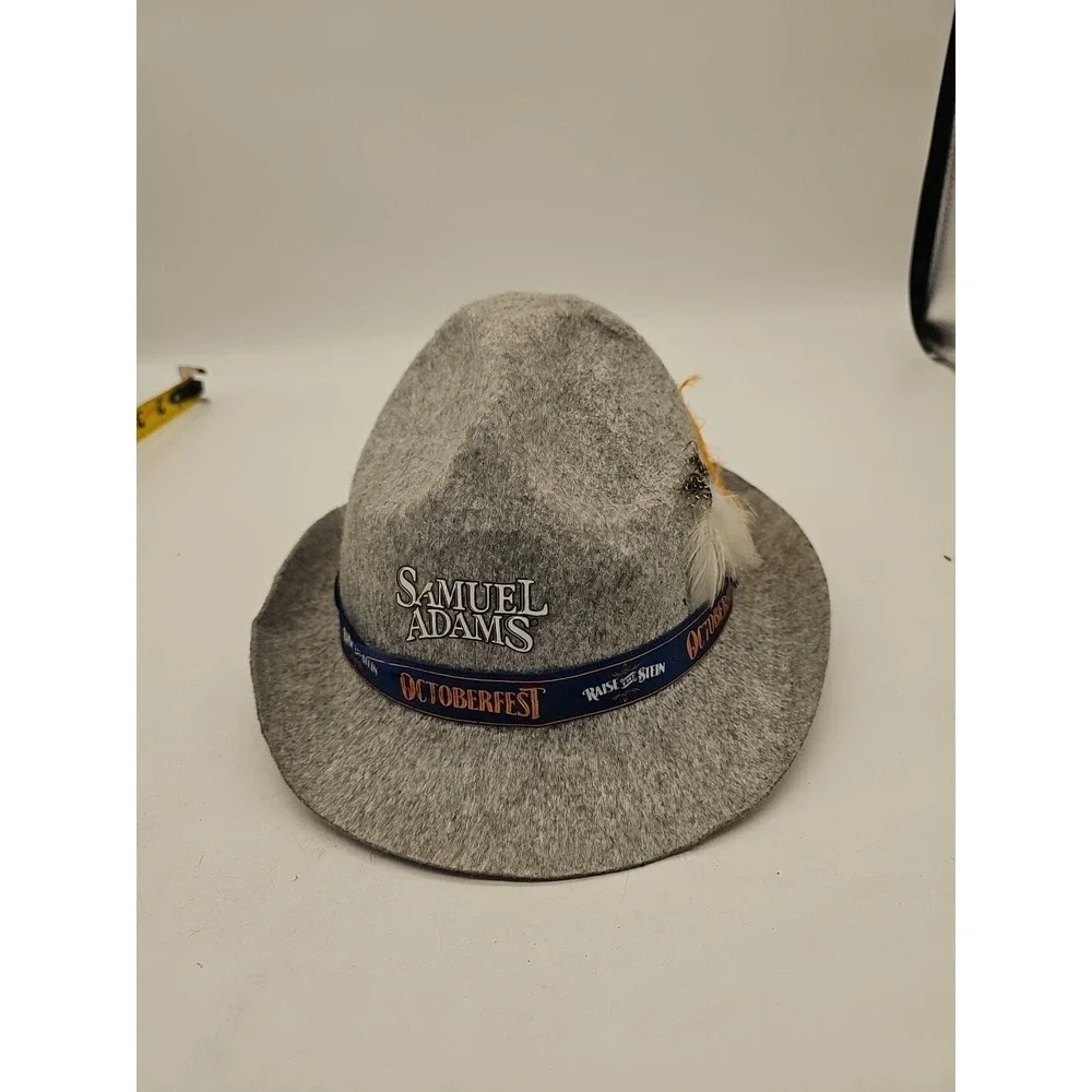 Octoberfest Samuel Adams Promotional Hat with Feather Raise the Stein‎